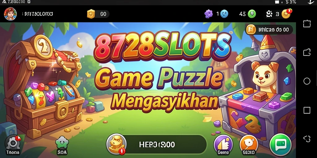 Tampilan gameplay Puzzle di 8728SLOTS yang menarik dan seru.