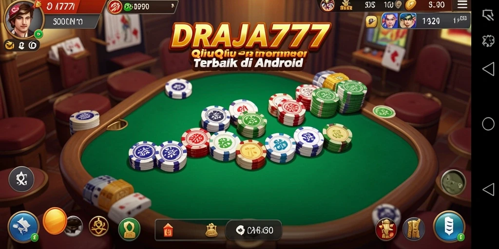 Tampilan gameplay menarik dari DRAJA777 dengan suasana QiuQiu.