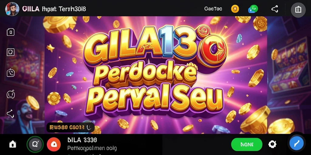 Tampilan gameplay Slot GILA138 yang mengesankan dan mendebarkan.