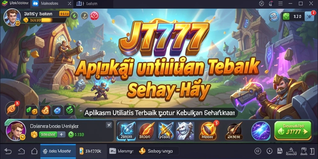 Screenshot utama JT777 menampilkan antarmuka yang ramah pengguna dan fitur canggih.