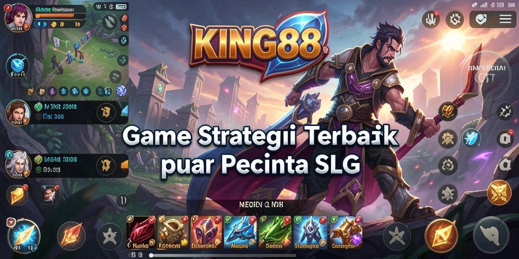 Tampilan gameplay KING88 yang seru dan menantang di layar smartphone.