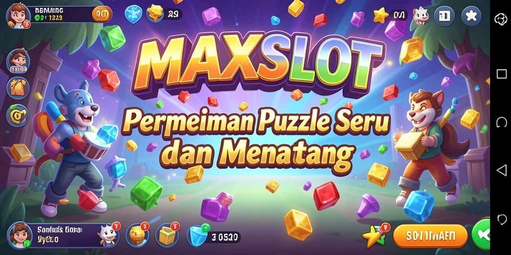 Gameplay Puzzle yang mendebarkan dan penuh warna.