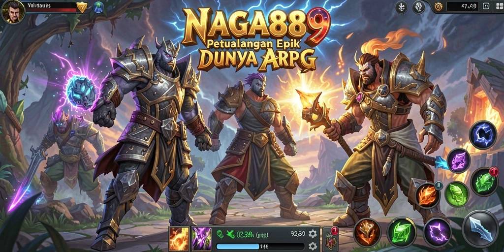 Gameplay NAGA889 yang menakjubkan dengan pertarungan seru di dunia fantasi.