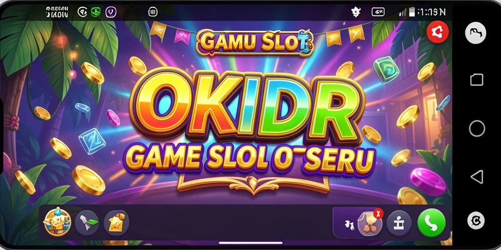 Screenshot gameplay OKIDR menampilkan keseruan permainan slot yang mendebarkan.