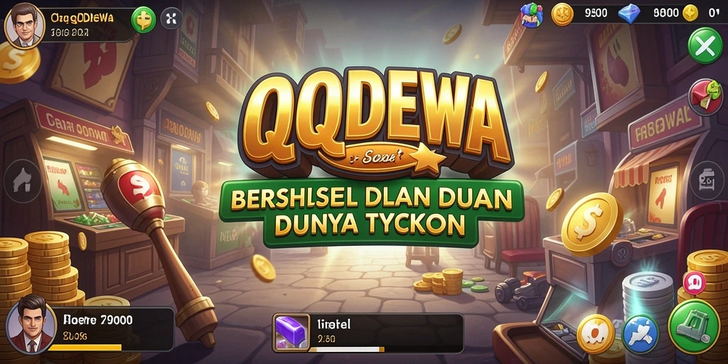 Tampilan menarik dari gameplay Tycoon QQDEWA yang seru.