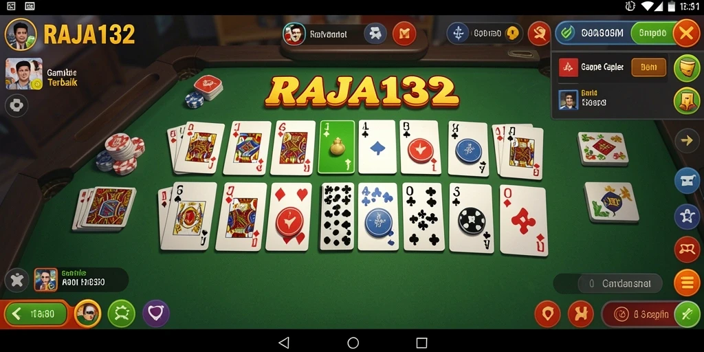 Gameplay seru bermain Gaple dengan teman-teman.