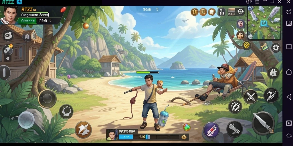 Tangkapan layar utama RTZZ menampilkan aksi gameplay Casual yang seru.